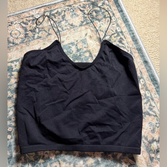 Free People Tops - Free People Midnight Black Tank Top